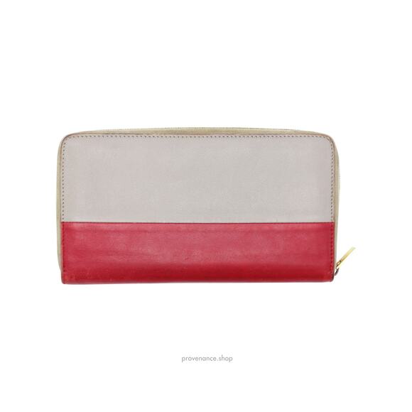 🔴 Celine Multifunction Zip Wallet - Grey/Red - Picture 2 of 8